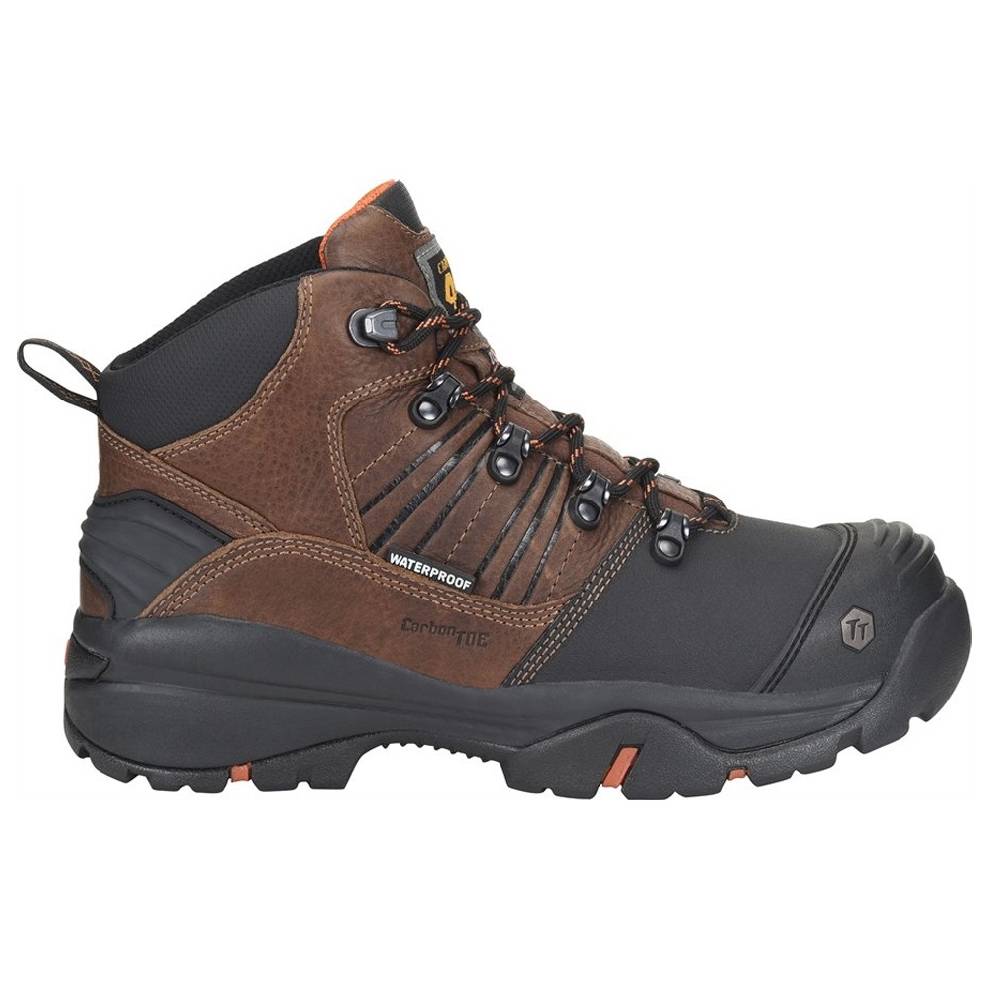 Men's Carolina 6" Waterproof D30 Met Carbon Toe-Brown
