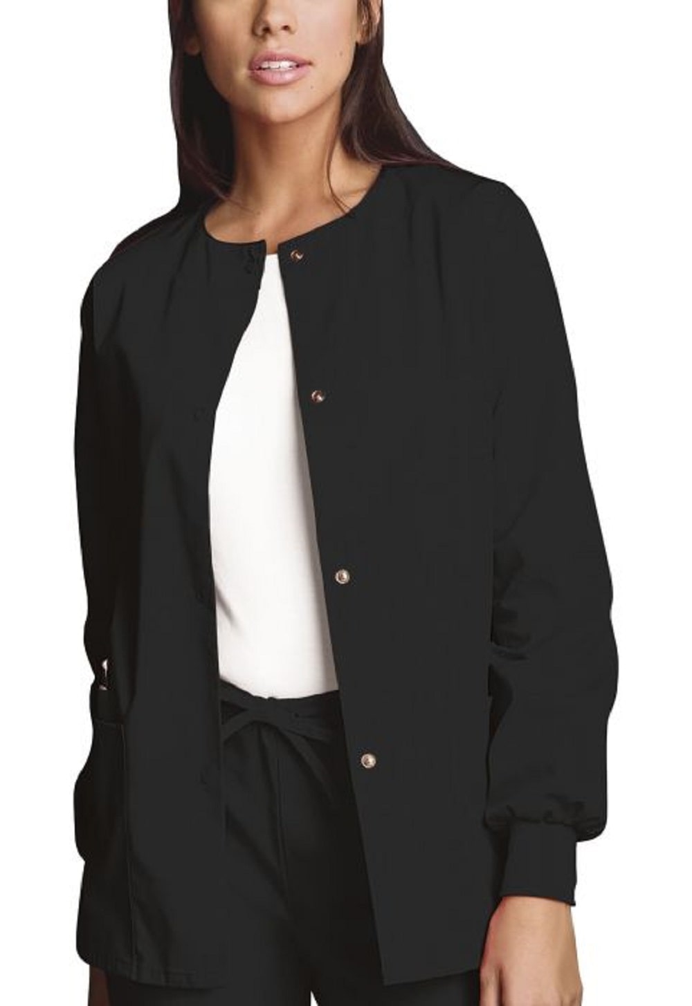 Women's Cherokee Originals Snap Front Warm-up Jacket