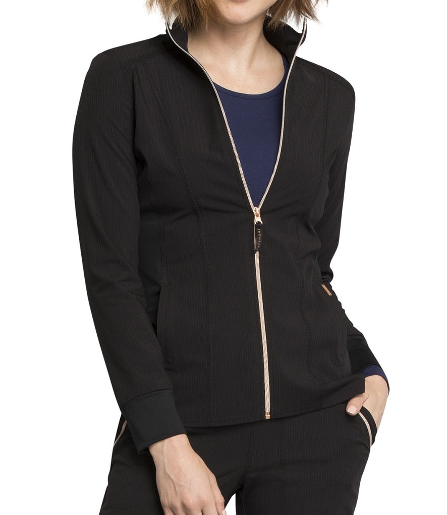 Women's Cherokee Statement Zip-Front Scrub Jacket