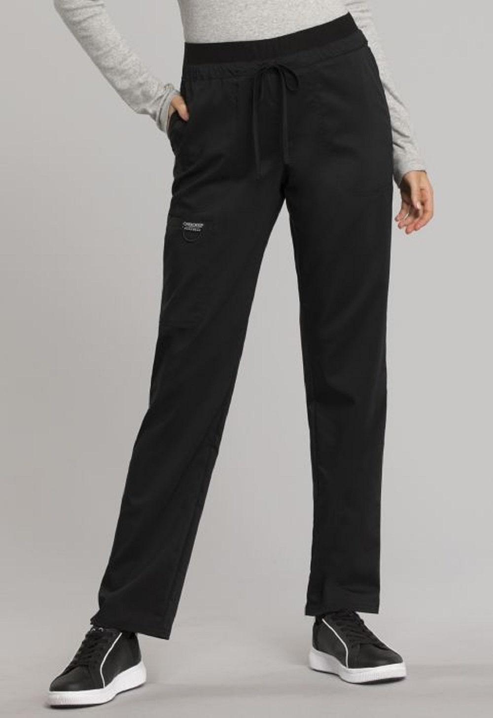 Women's Cherokee Revolution Mid Rise Drawstring Tapered Leg Cargo Pant