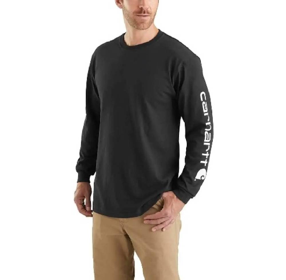 Men's Carhartt Long-Sleeve Logo T-Shirt