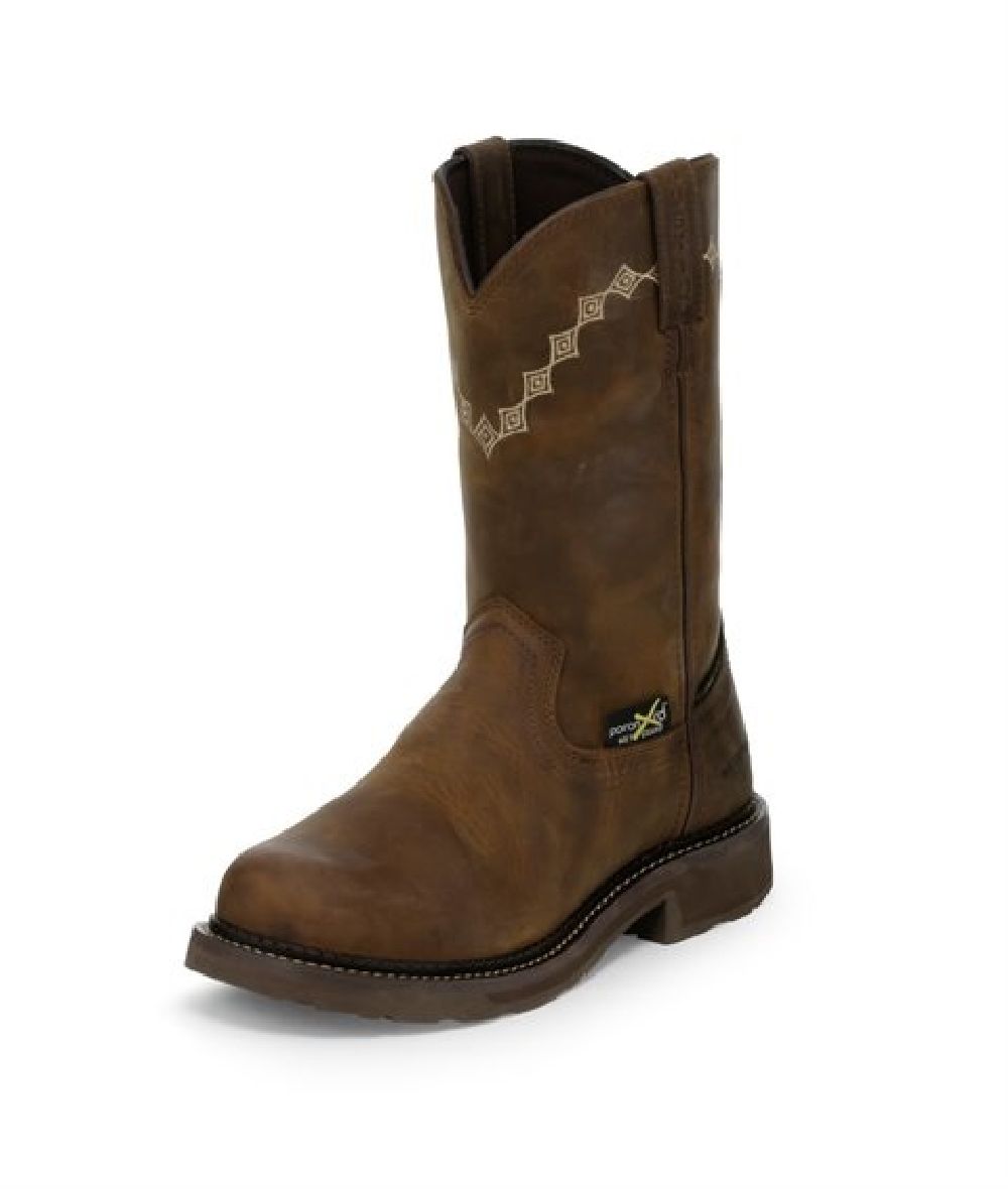 women's justin composite toe boots