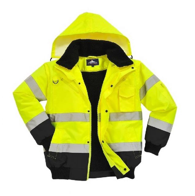 Bomber Jacket - Hi-Vis Yellow