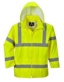 Men's Portwest Hi-Vis Class 3 Rain Jacket