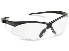 Nemesis Black Frame Clear Lens Safety Glasses