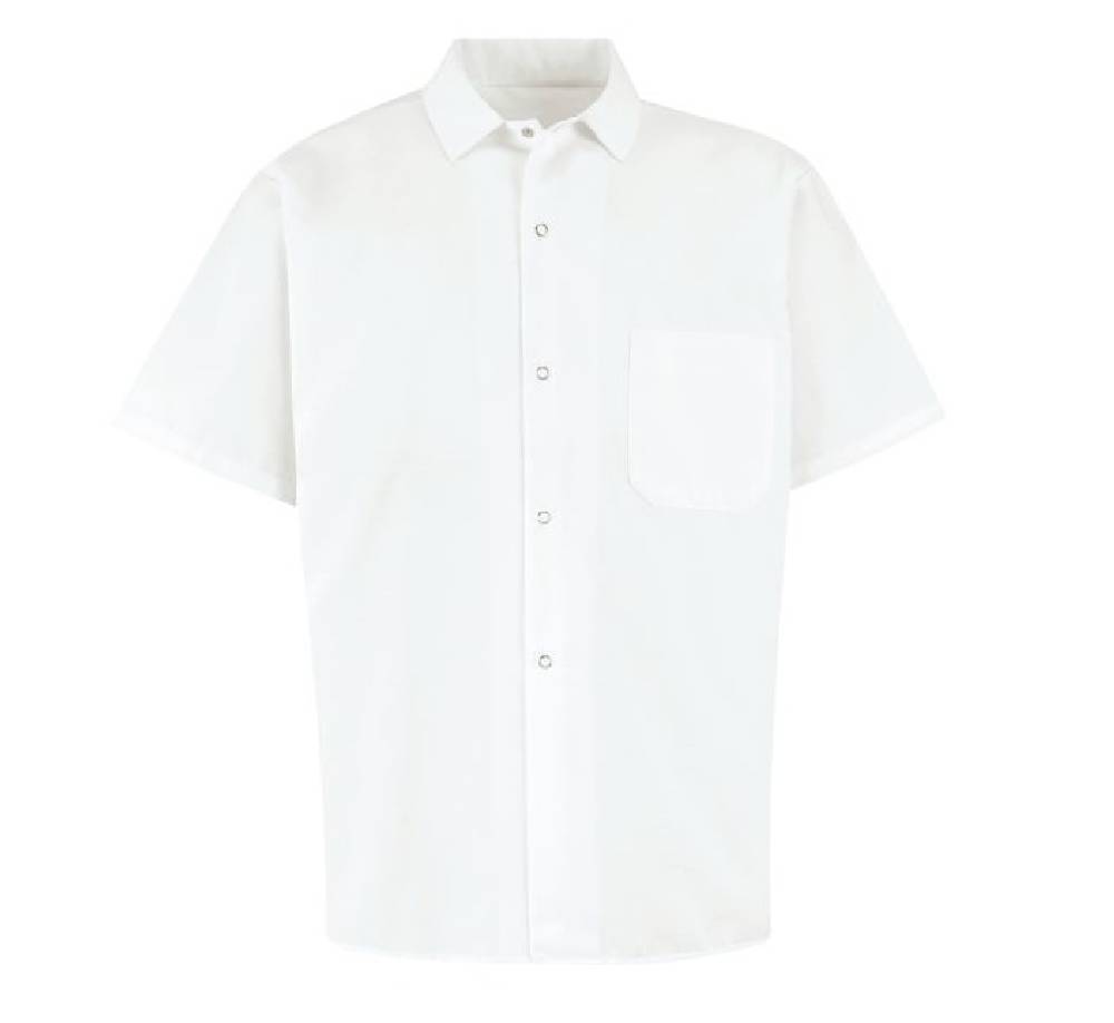 Men's Red Kap Chef Designs Cook Shirt-White