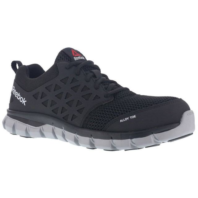 black reebok work shoes