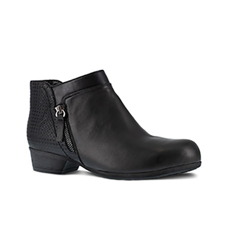 Women's Rockport Works Carly Alloy Toe-Black