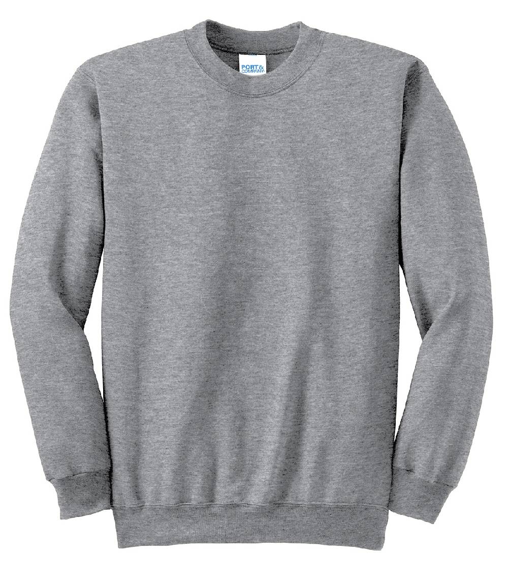 Adult Port & Company Essential Fleece Crewneck Sweatshirt
