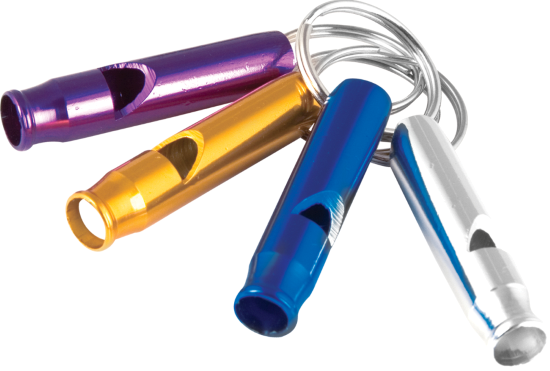 Aluminum Keychain Whistle
